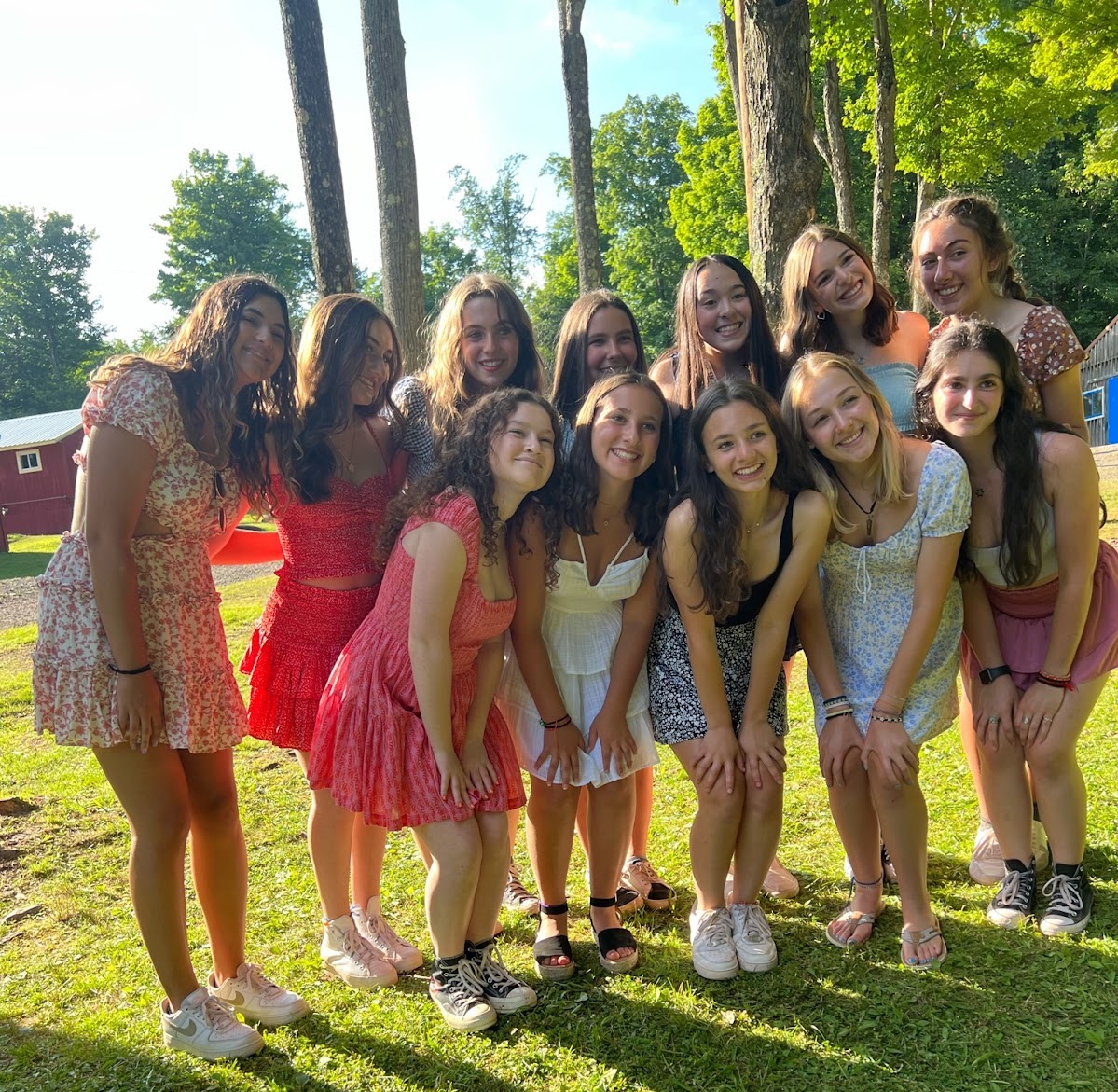 Group of people celebrating on stage