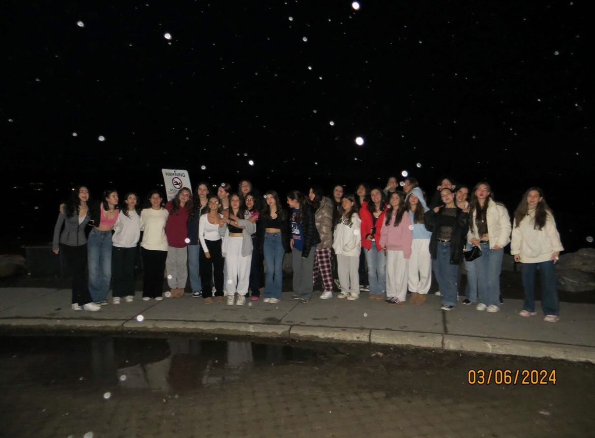 Group of people celebrating on stage