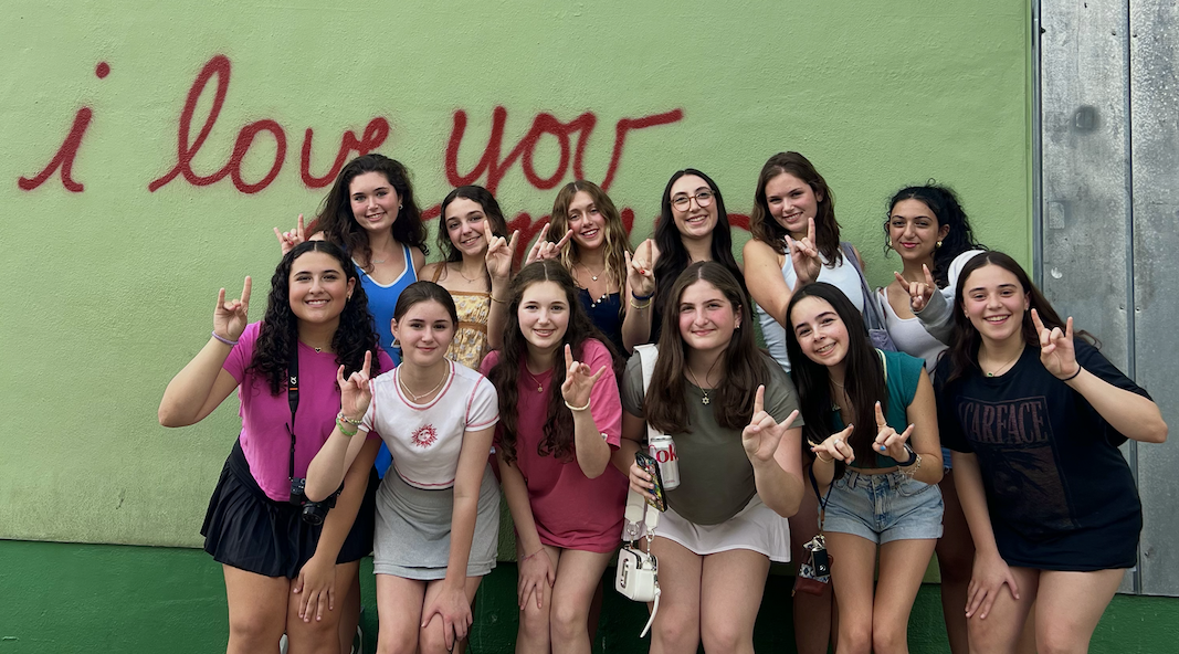 Group of people celebrating on stage