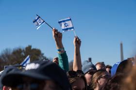 Group of people celebrating on stage
