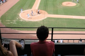 Group of people celebrating on stage