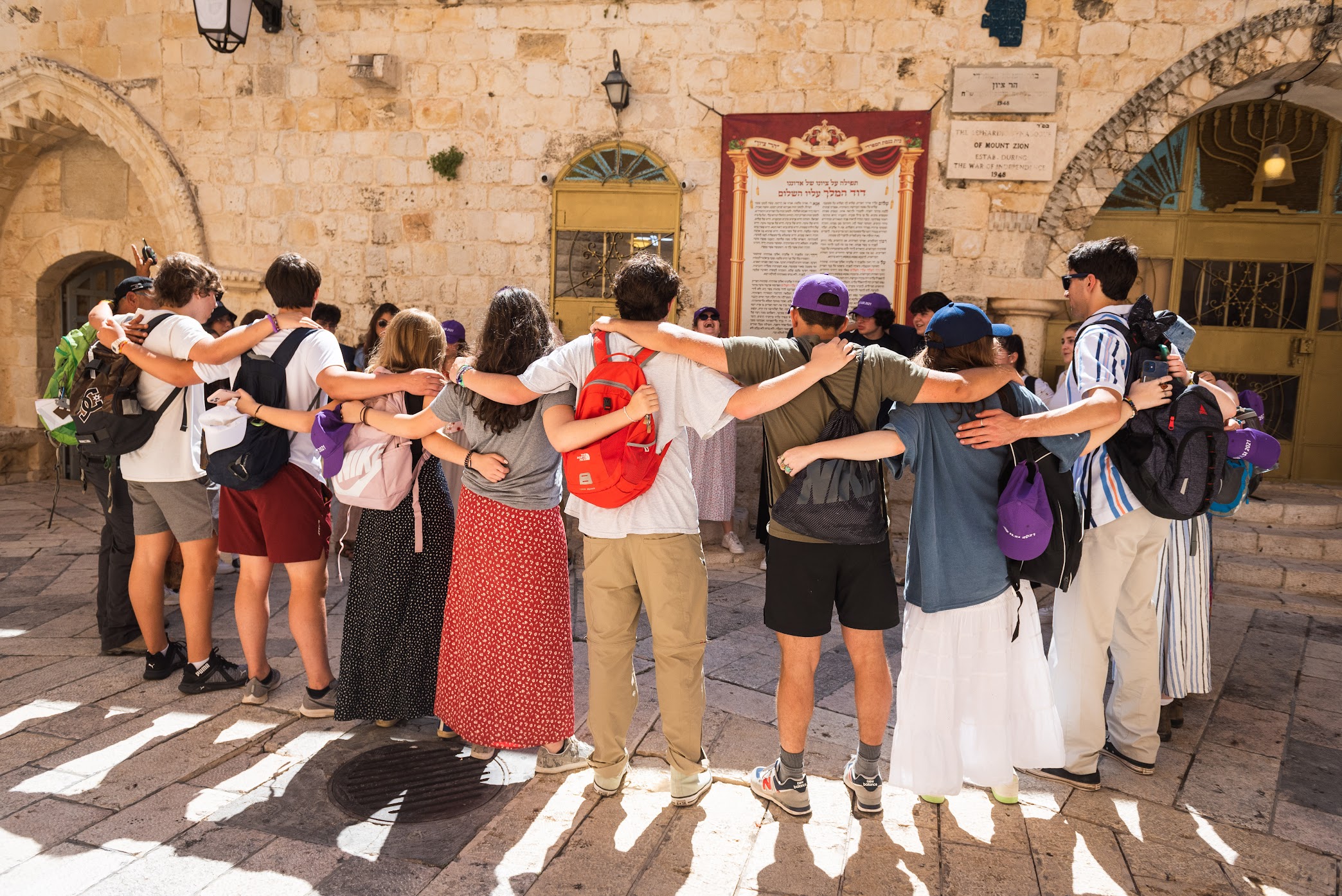 Group of people celebrating on stage