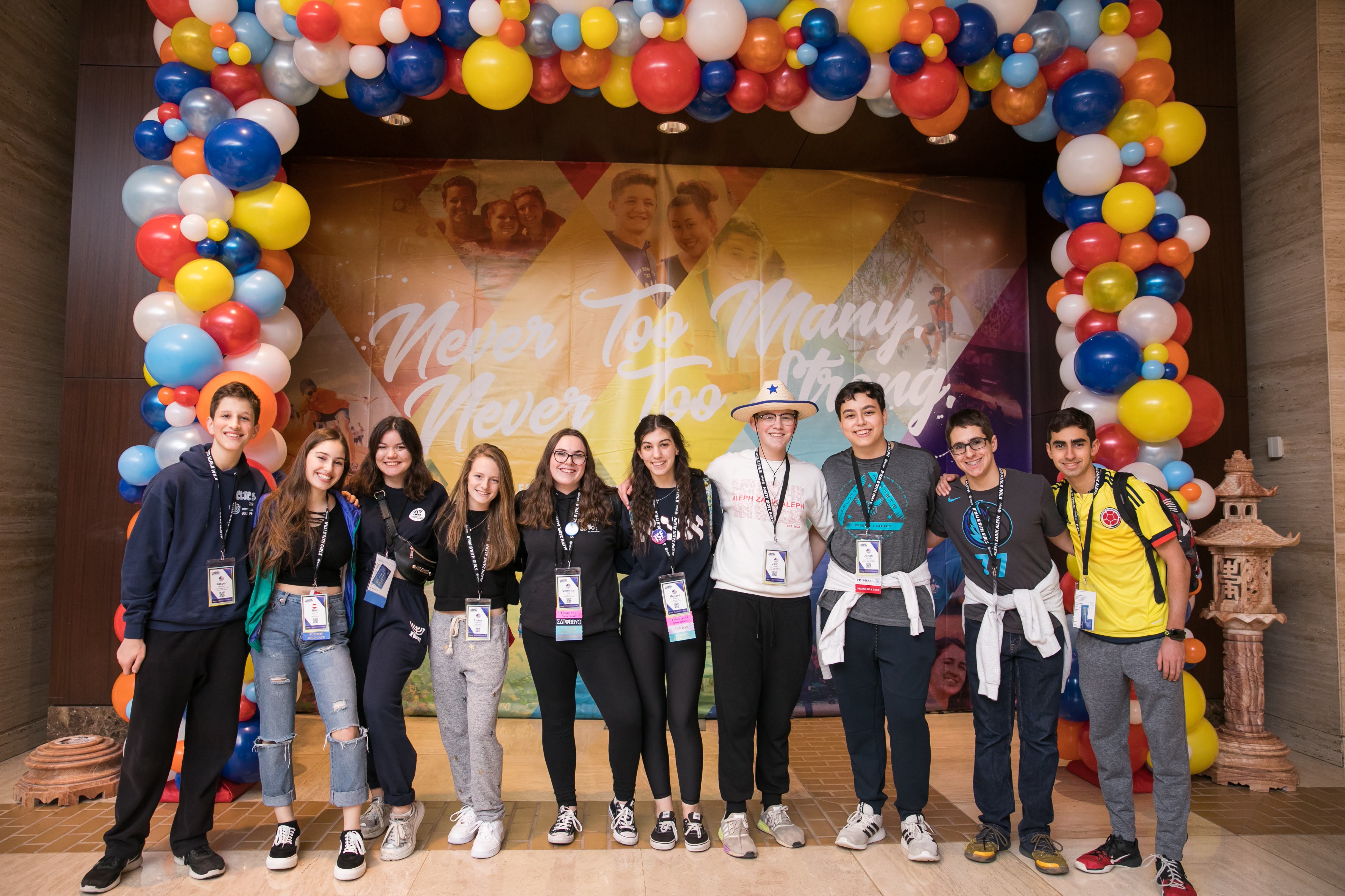 Group of people celebrating on stage