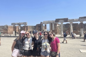 Group of people celebrating on stage