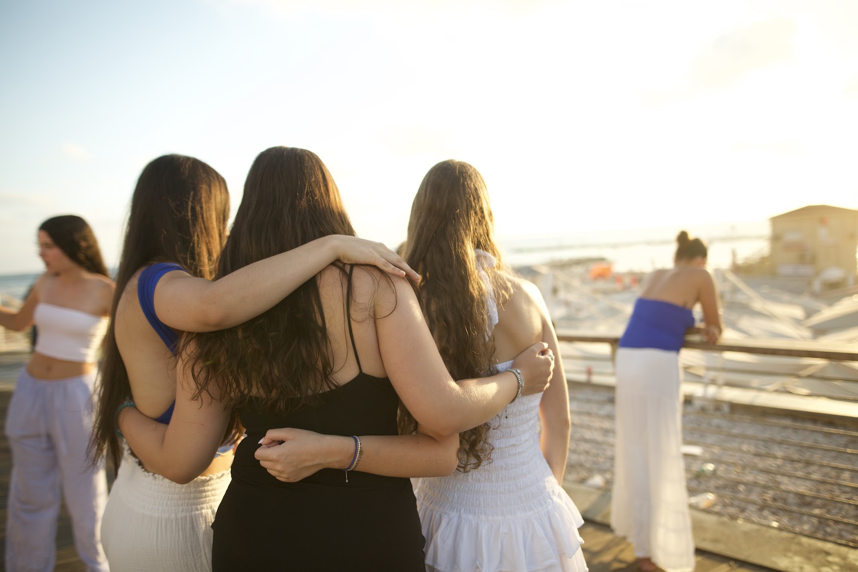 Group of people celebrating on stage