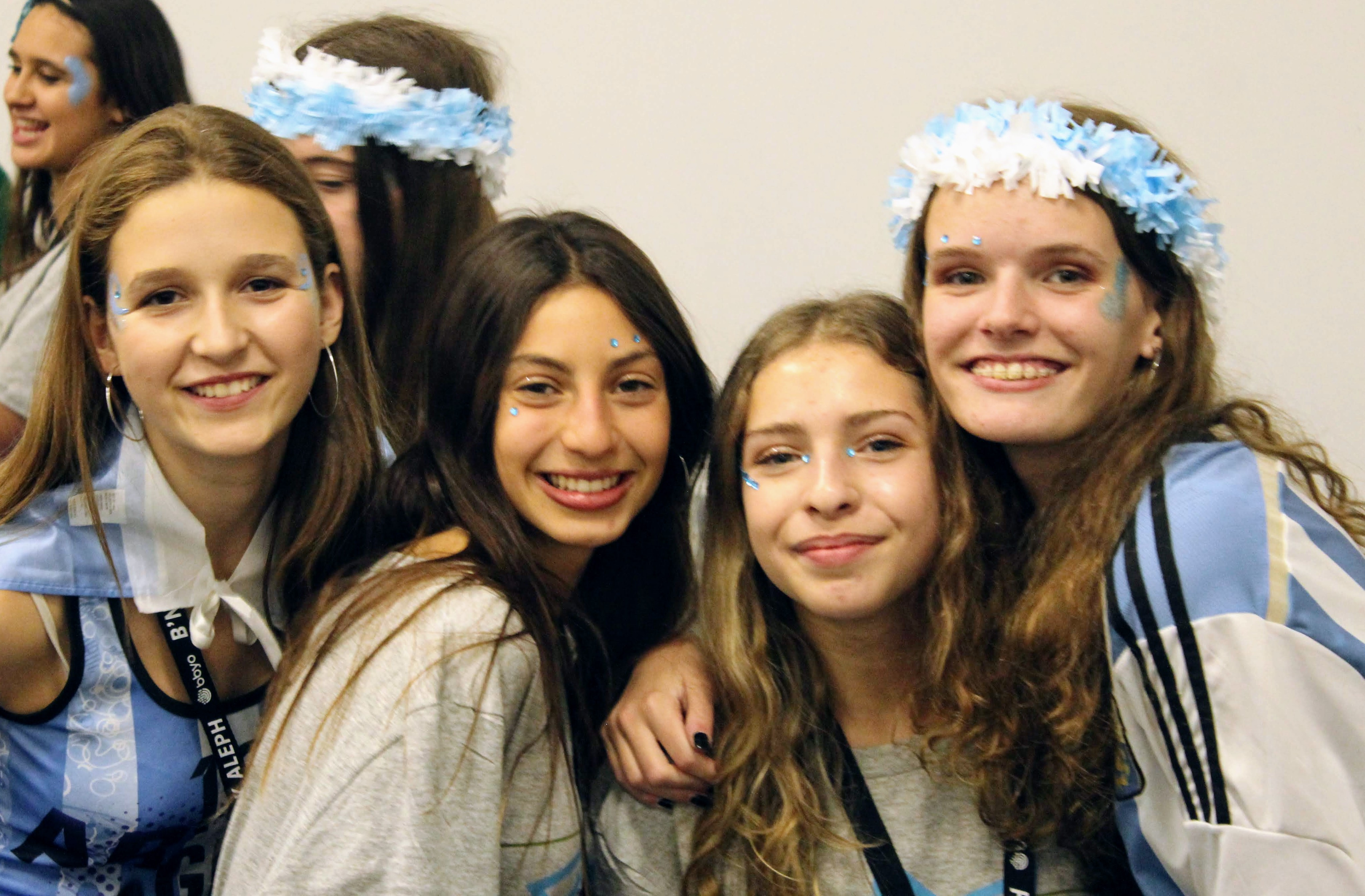 Group of people celebrating on stage