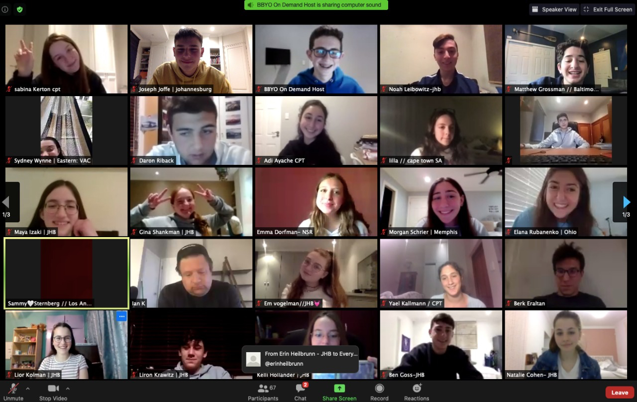 Group of people celebrating on stage