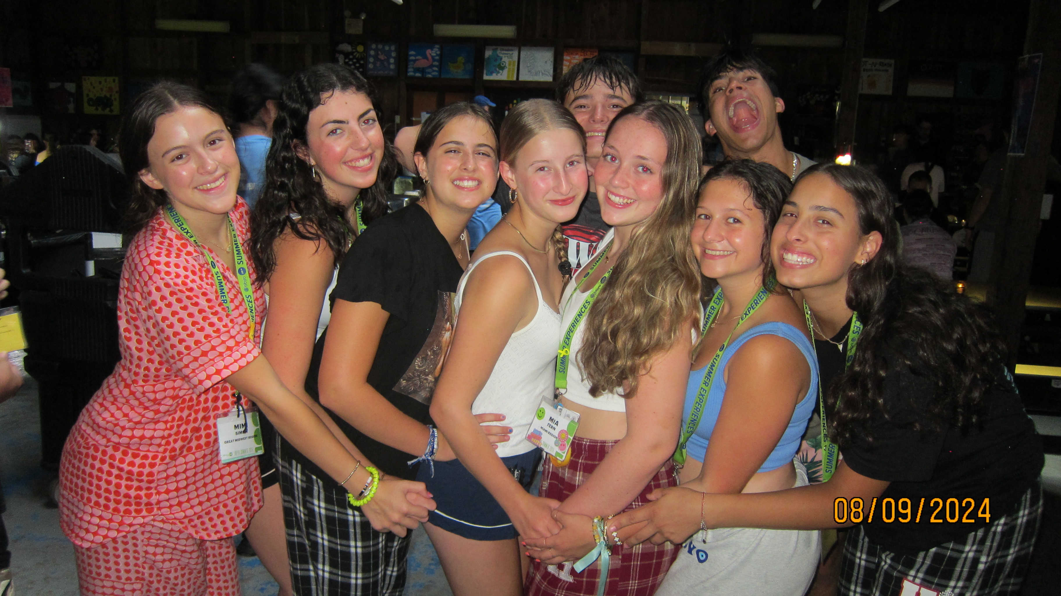 Group of people celebrating on stage