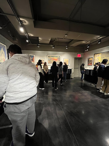 Group of people celebrating on stage