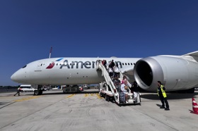 Group of people celebrating on stage