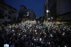Group of people celebrating on stage