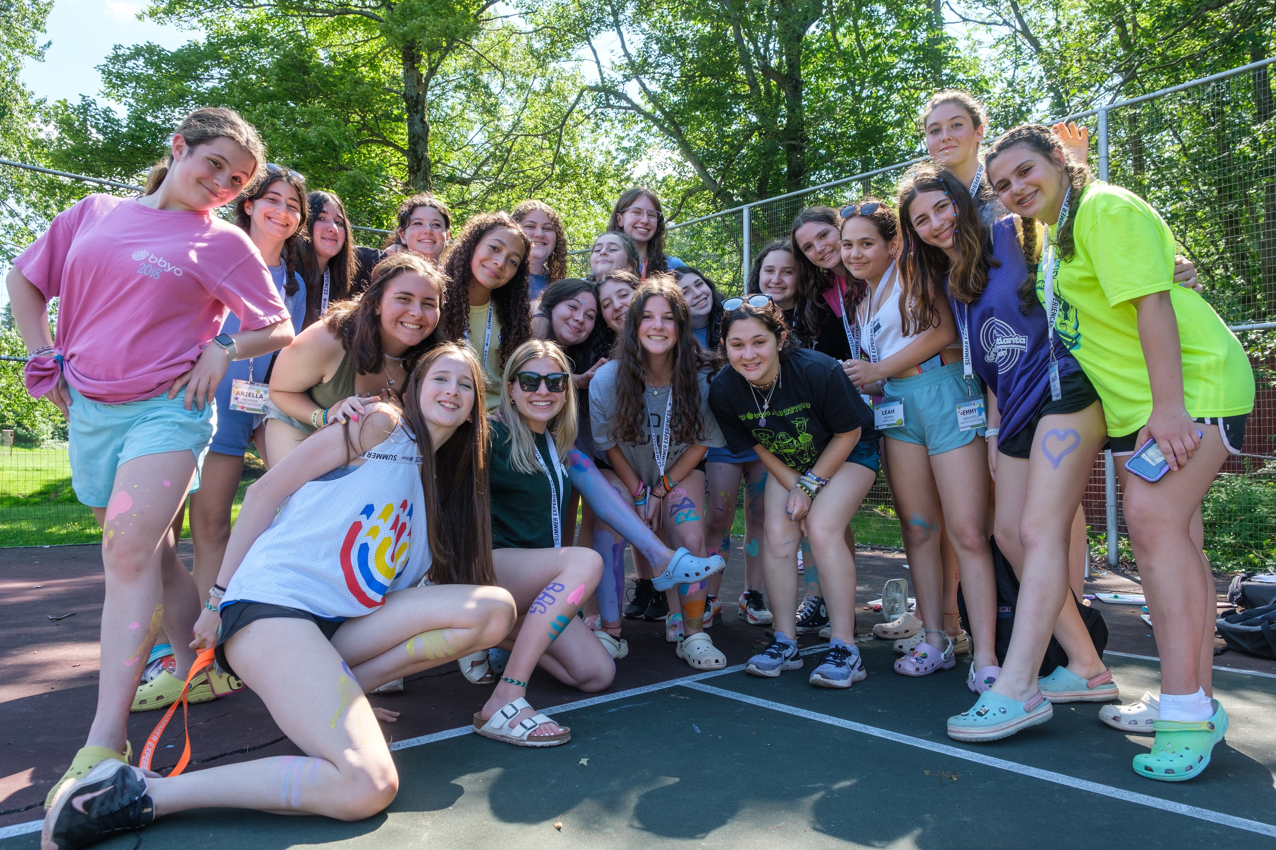 Group of people celebrating on stage