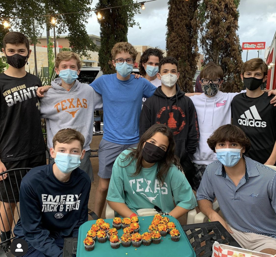 Group of people celebrating on stage