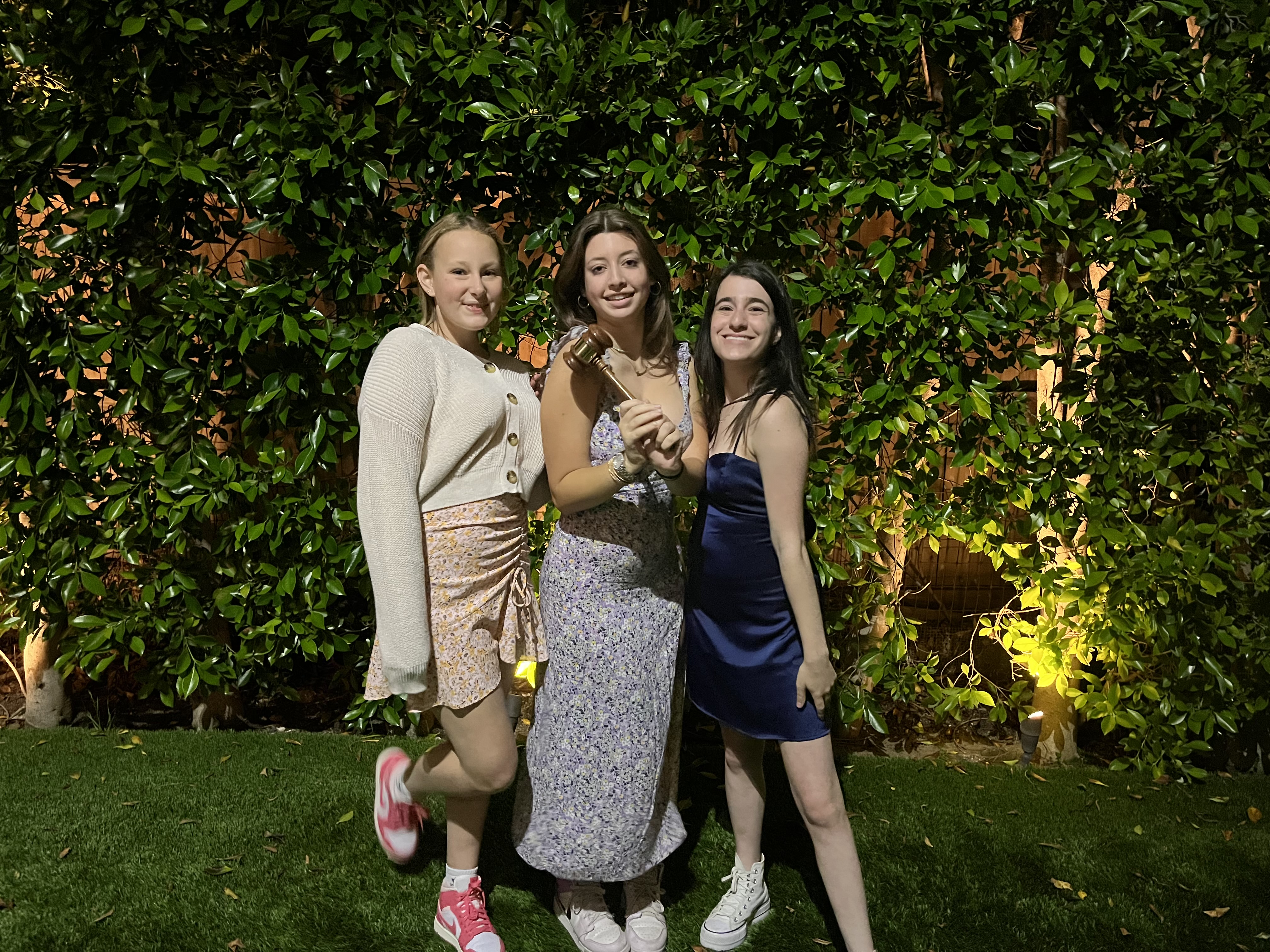 Group of people celebrating on stage