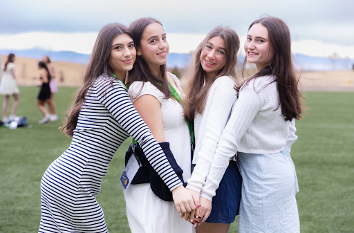 Group of people celebrating on stage