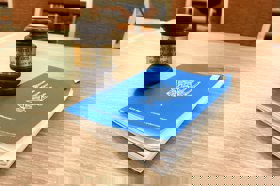 Group of people celebrating on stage