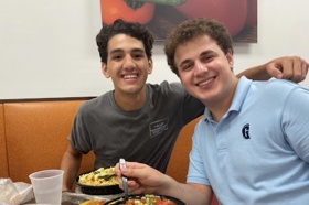 Group of people celebrating on stage