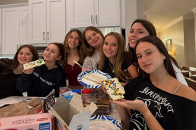 Group of people celebrating on stage