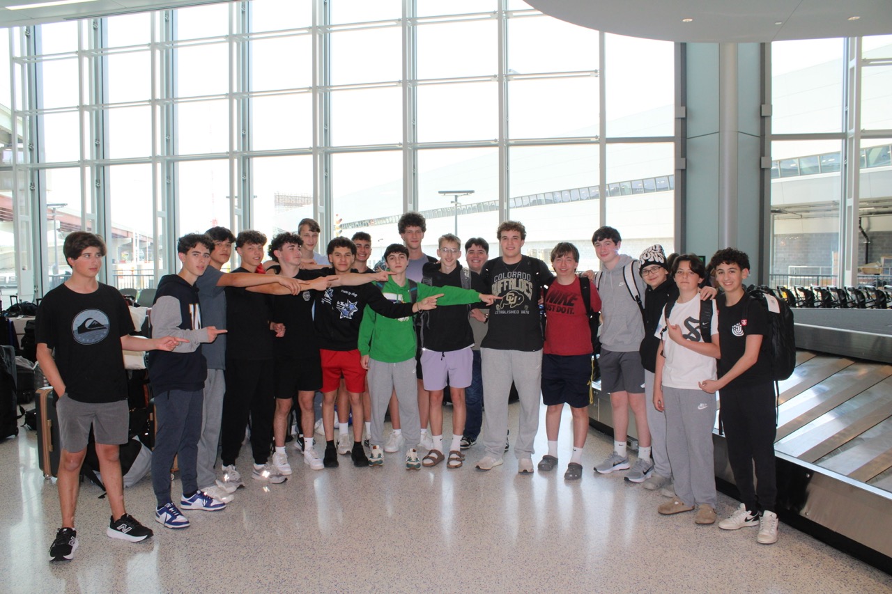 Group of people celebrating on stage