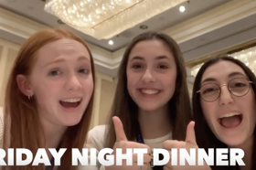 Group of people celebrating on stage