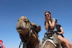 Group of people celebrating on stage