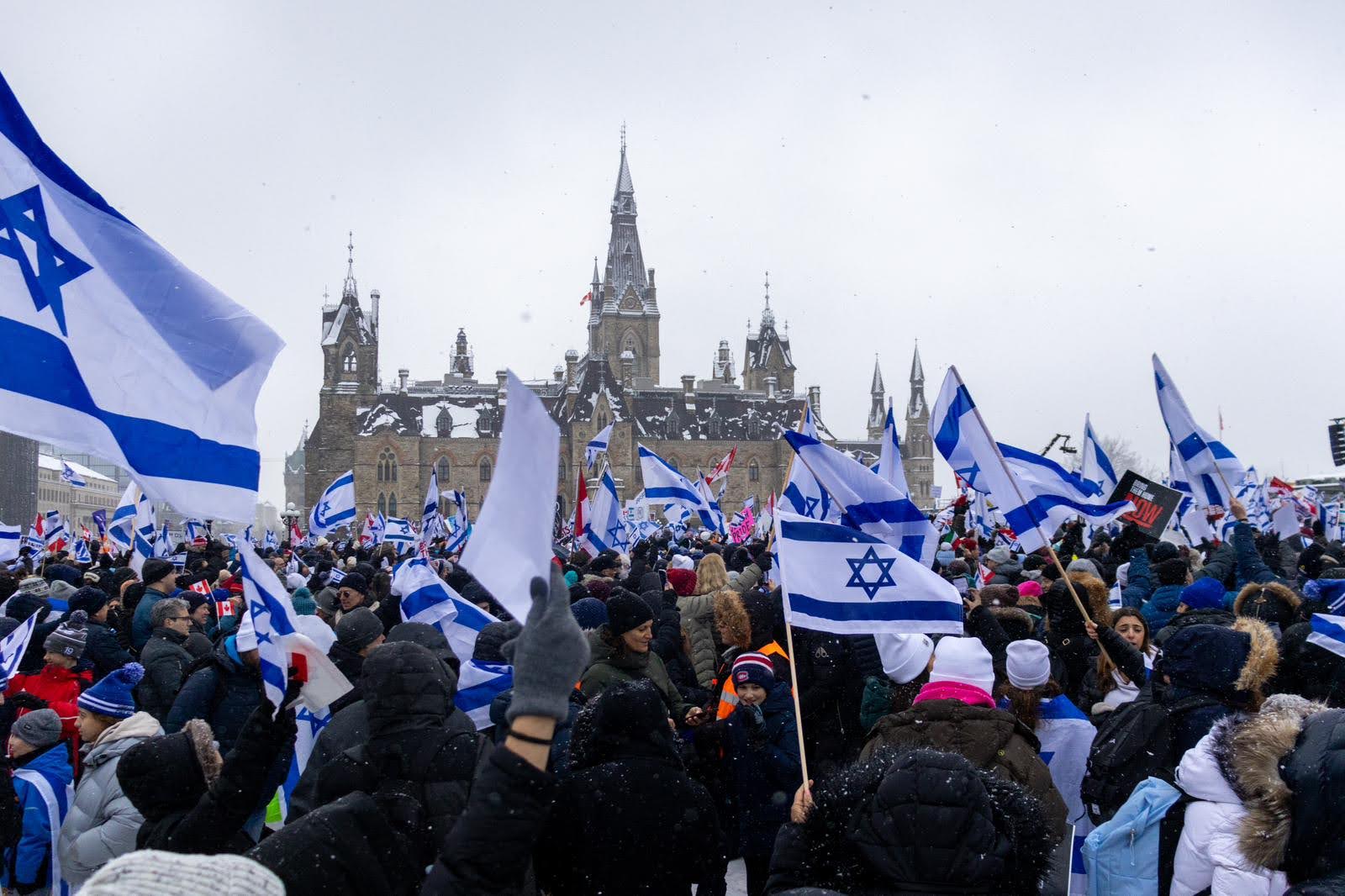Group of people celebrating on stage