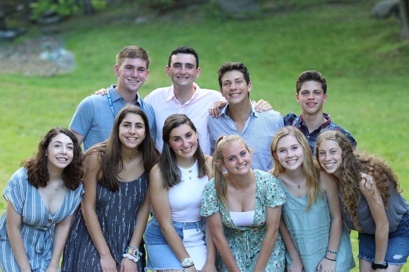 Group of people celebrating on stage