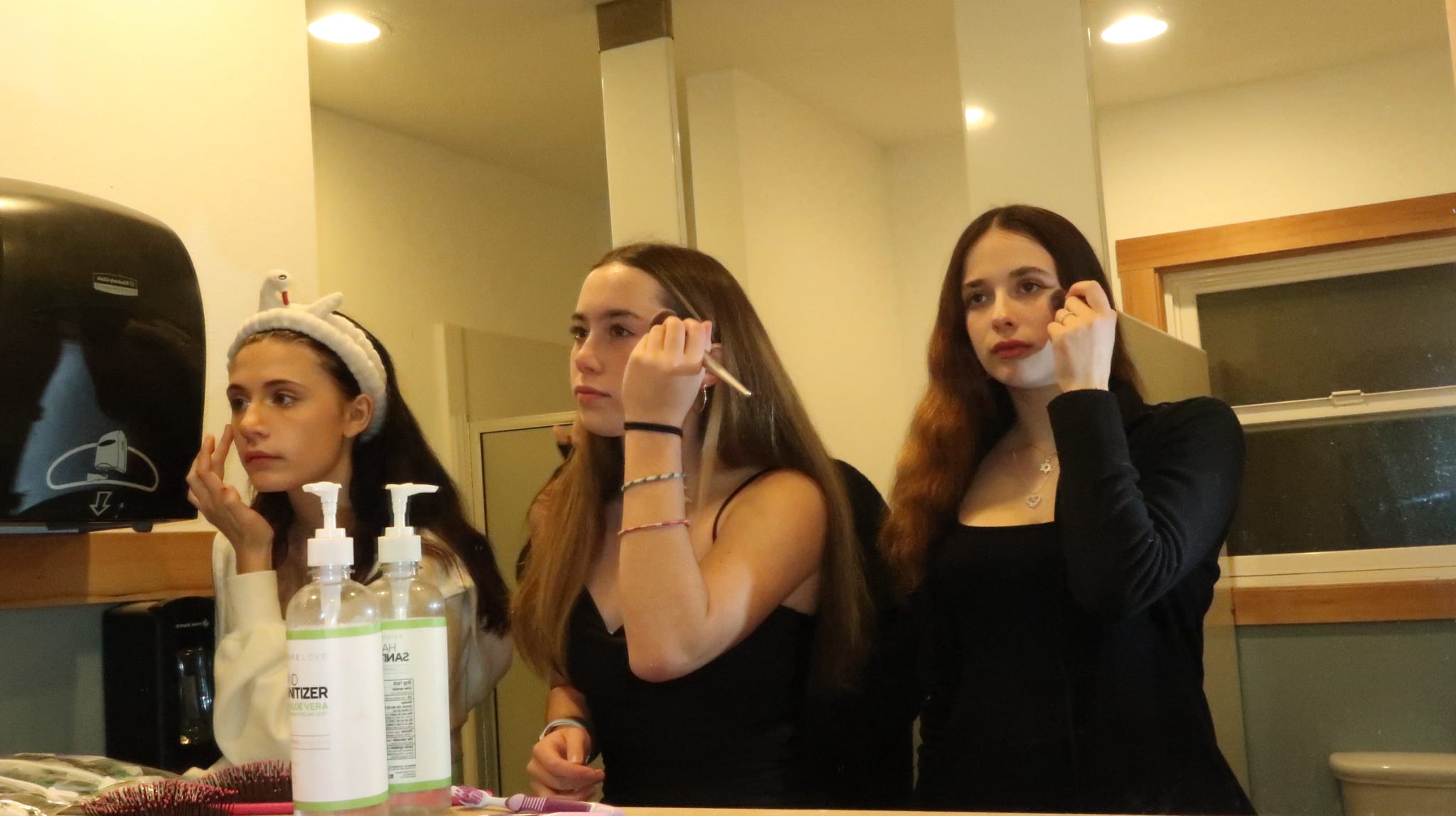 Group of people celebrating on stage