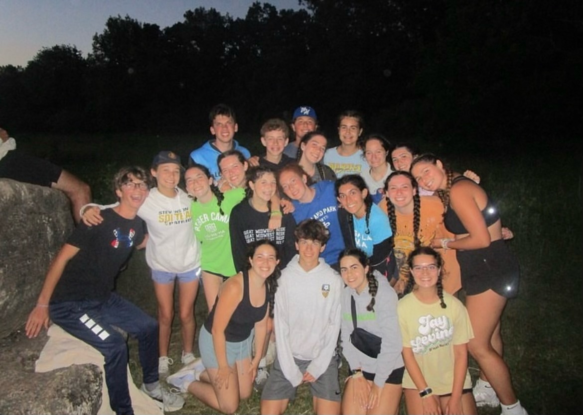 Group of people celebrating on stage