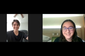 Group of people celebrating on stage