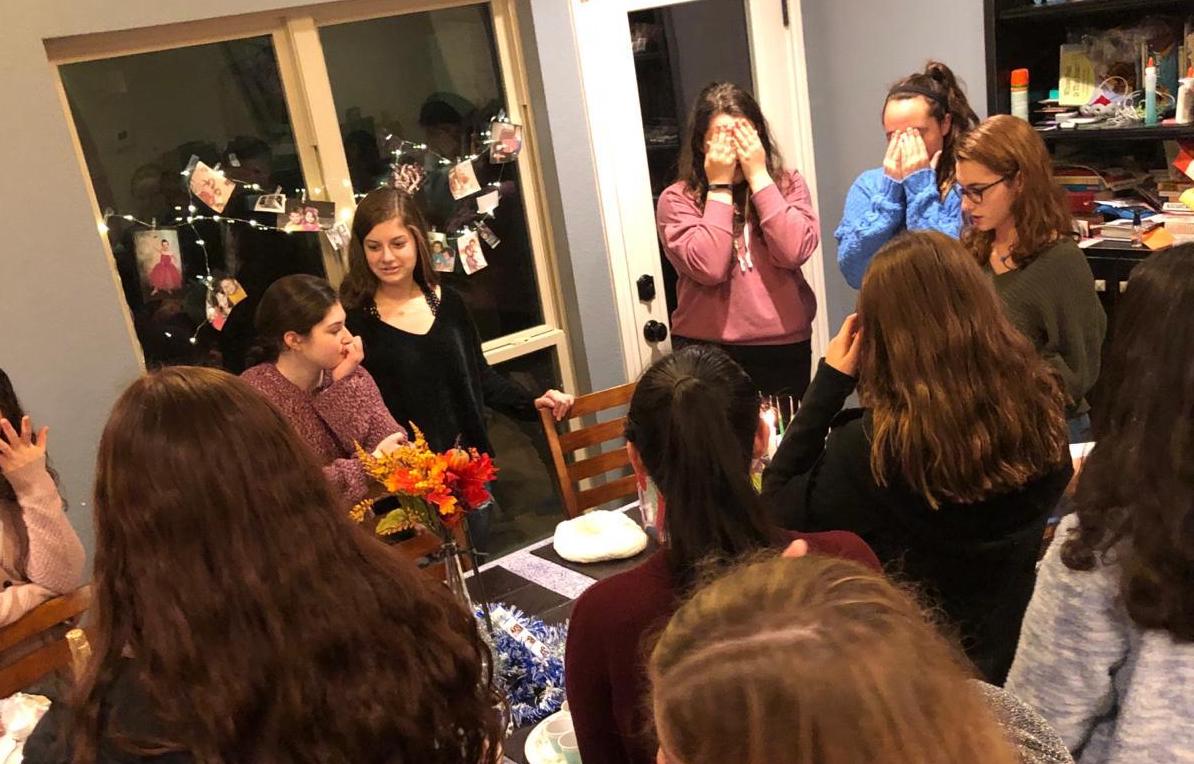 Group of people celebrating on stage