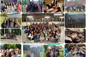 Group of people celebrating on stage