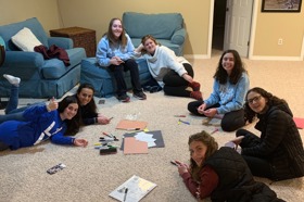 Group of people celebrating on stage