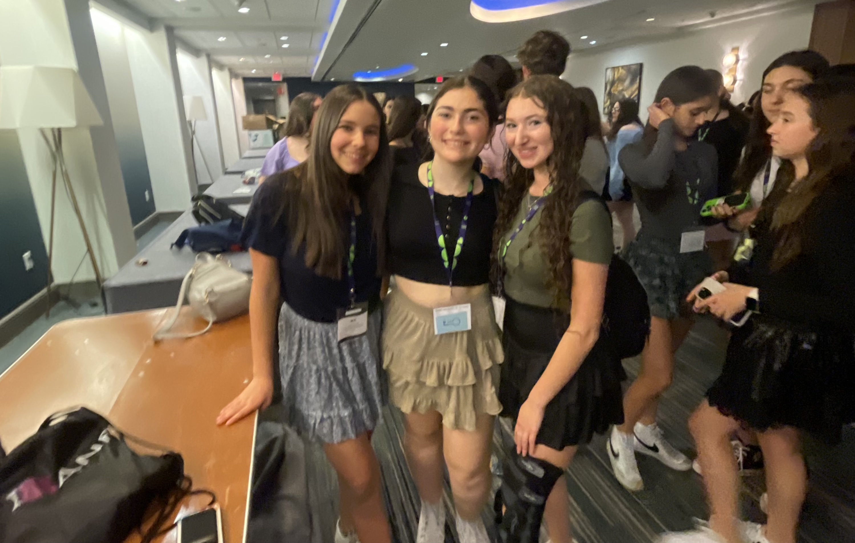 Group of people celebrating on stage