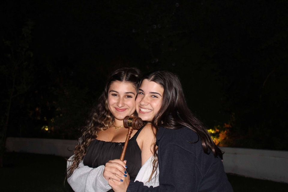 Group of people celebrating on stage