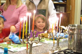Group of people celebrating on stage