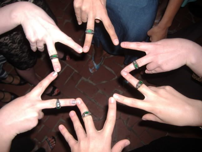 Group of people celebrating on stage