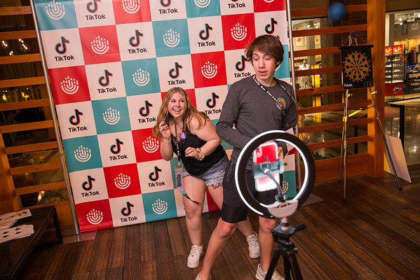 Group of people celebrating on stage