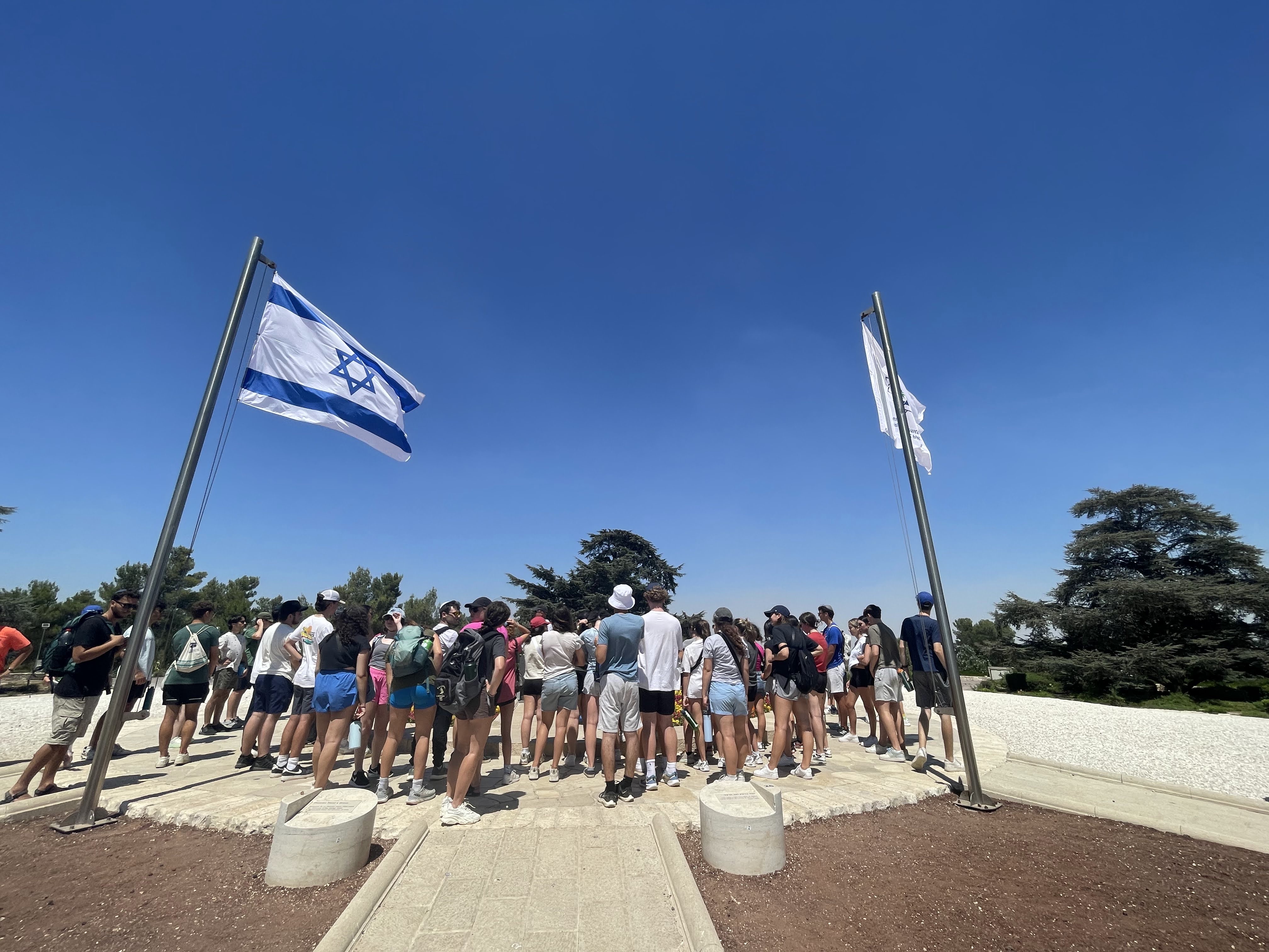 Group of people celebrating on stage