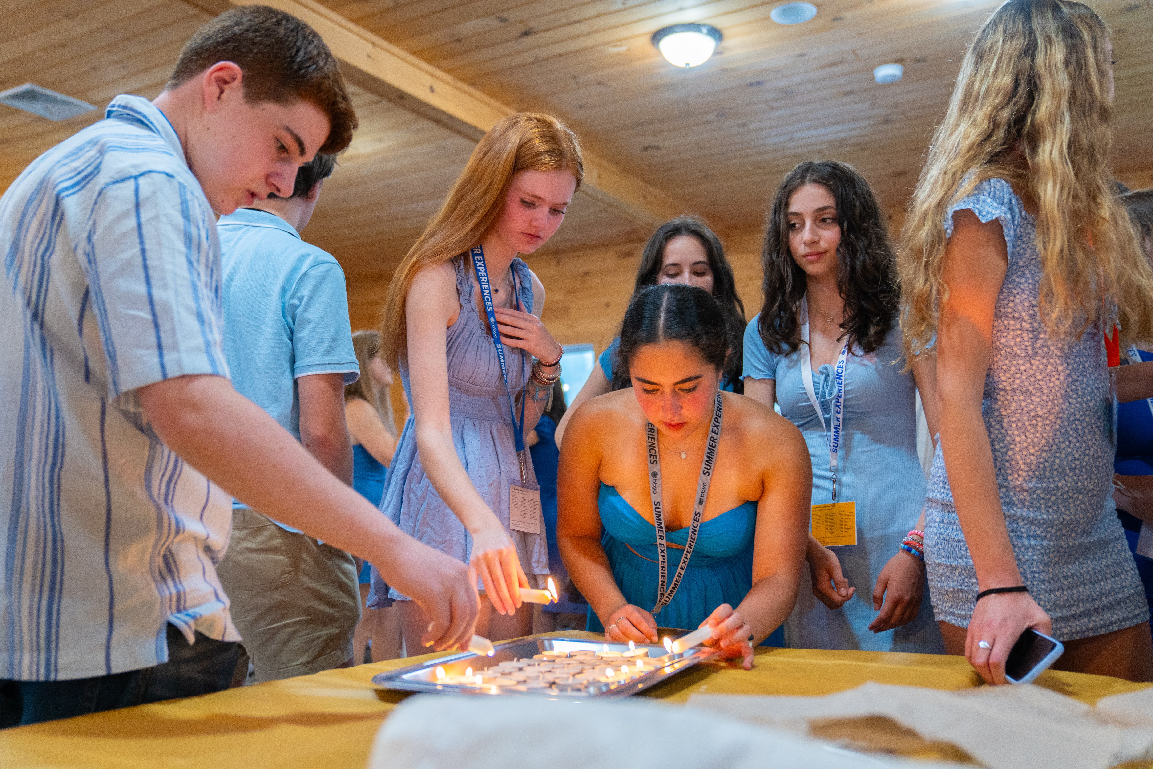 Group of people celebrating on stage