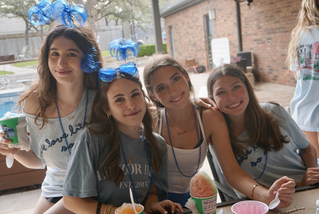 Group of people celebrating on stage