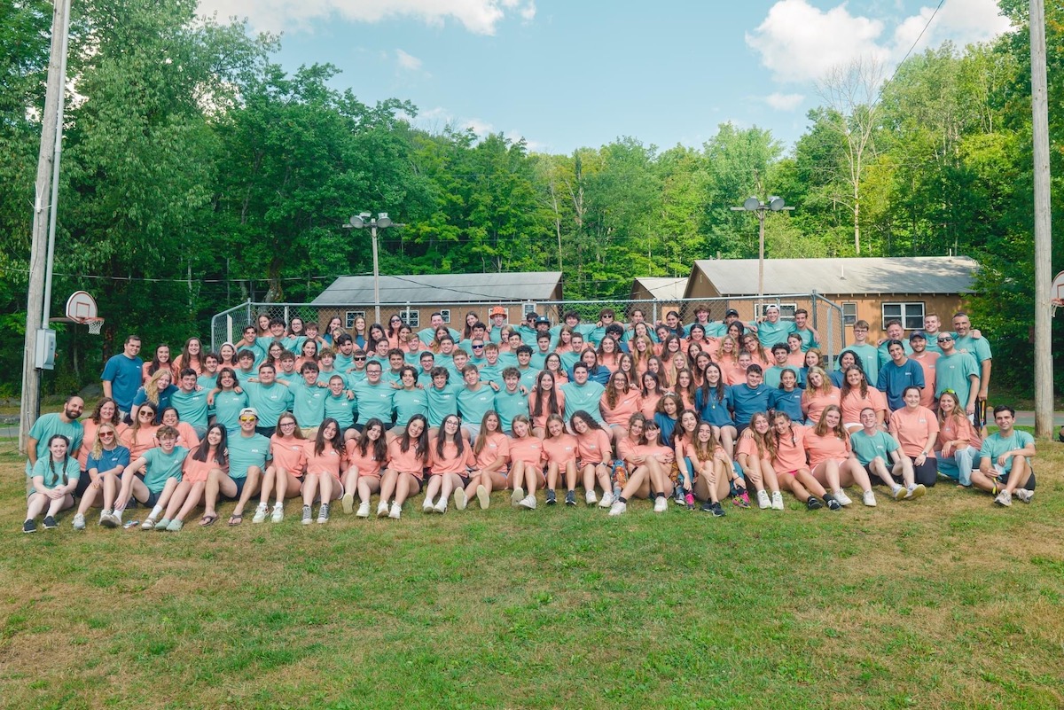 Group of people celebrating on stage