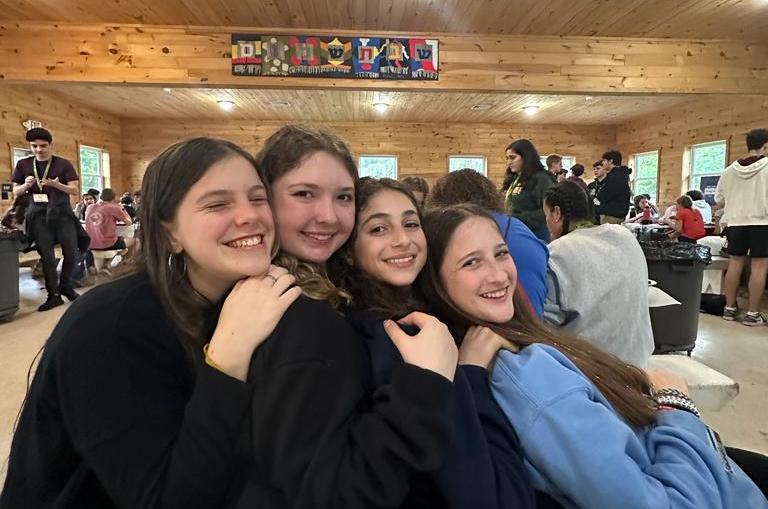 Group of people celebrating on stage