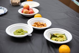 Group of people celebrating on stage