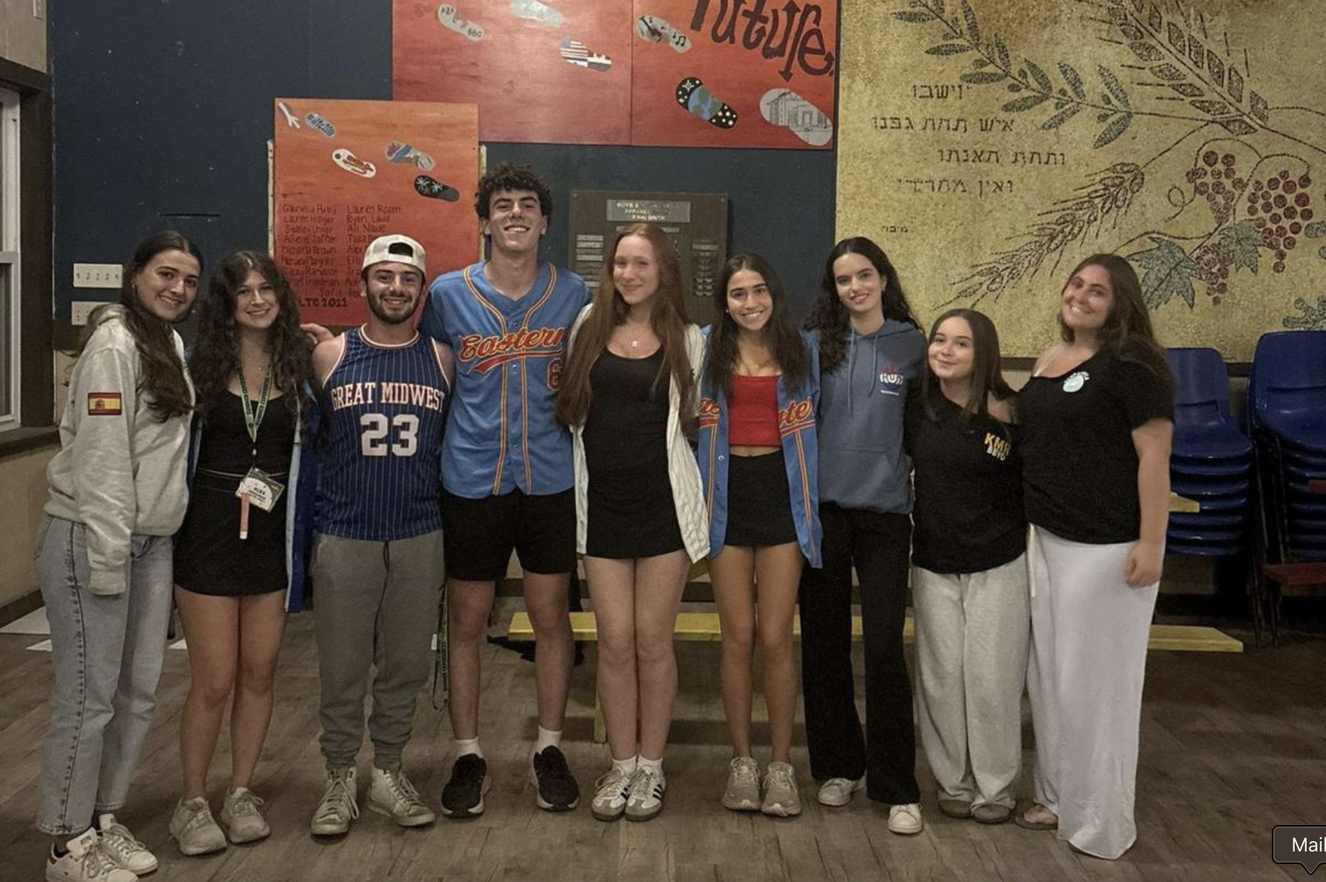 Group of people celebrating on stage